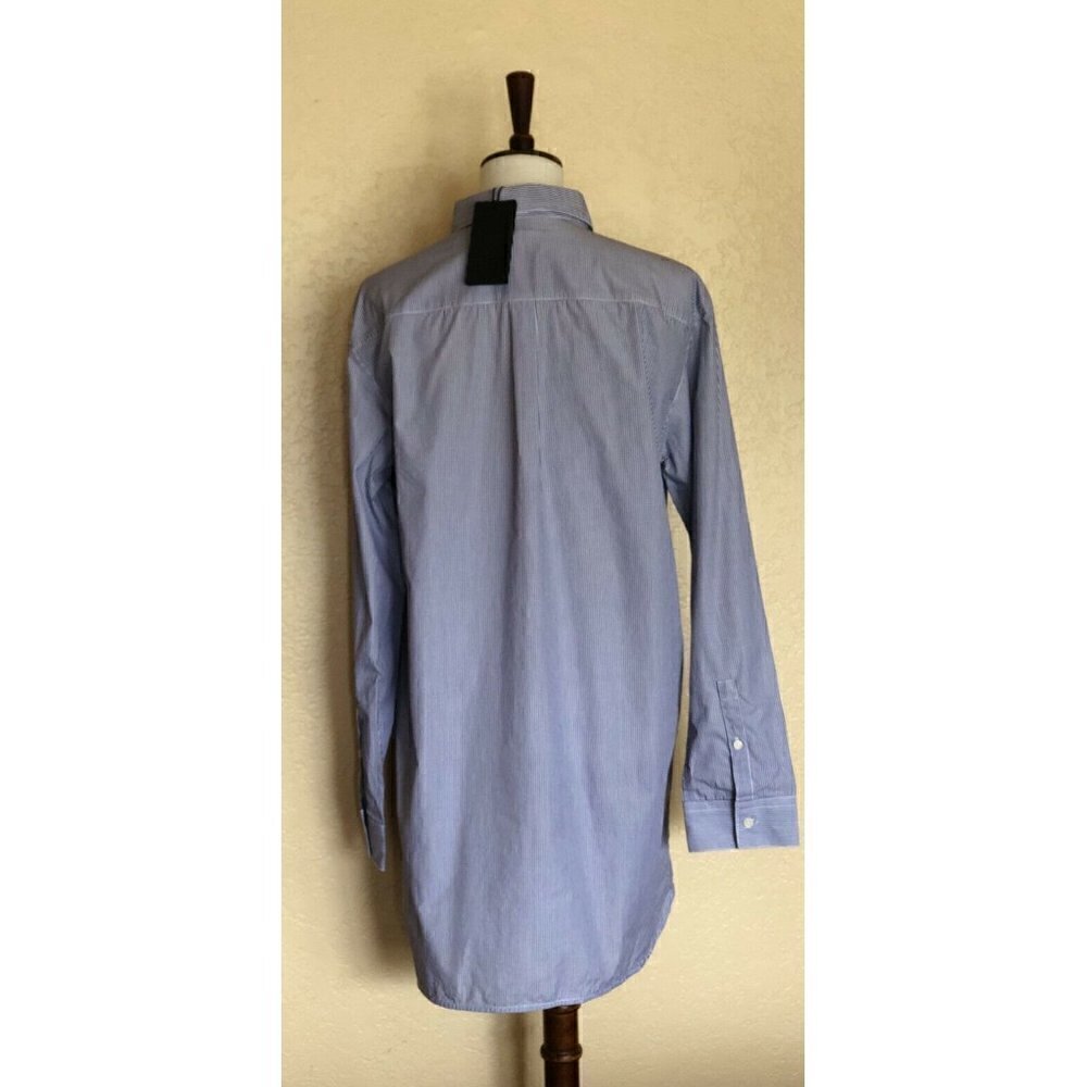 Diesel Black Gold DAFNI White/blue Shirt Dress - Picture 5 of 11